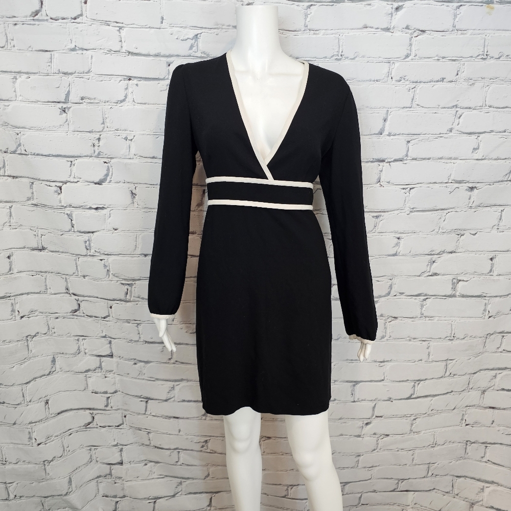Red Valentino Black and White Dress